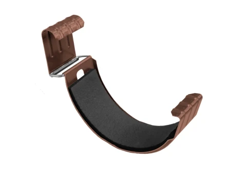 Соединитель желоба d-125 мм Grand Line Полиуретан 1,0 RAL 8004