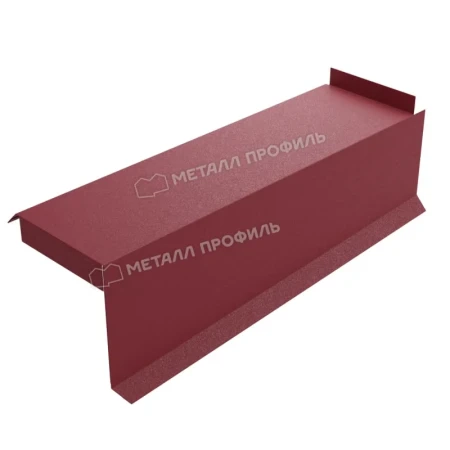 Планка сегментная торцевая правая Металл Профиль 400 мм 0,5 VikingMP E цвет RAL 3005