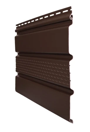 Виниловый софит Grand Line T4 Классика с частичной перфорацией темный дуб