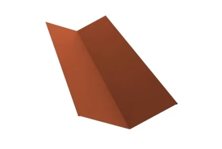 Планка ендовы верхней Grand Line 145x145 0,5 Atlas цвет RAL 8004