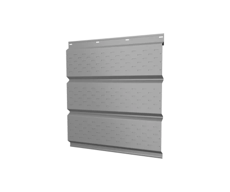 Металлический софит Grand Line Полиэстер 0,45 с полной перфорацией Ral 9006