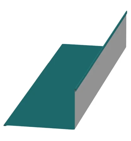 Планка примыкания верхняя Металл Профиль 250x147x2000 0,45 Полиэстер цвет RAL 5021