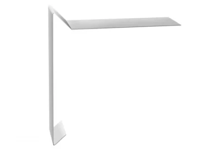 Планка ветровая для мягкой кровли Grand Line 130x25x100 0,45 Полиэстер цвет RAL 9003