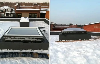 Зенитные фонари: виды, конструкция, производители. Окно для плоской кровли