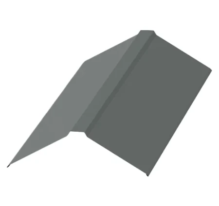 Планка конька плоского Металл Профиль 150x150x2000 0,45 Полиэстер цвет RAL 7005