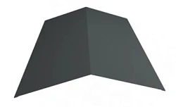 Планка конька плоского простая Металл Профиль 145x145x2000 Полиэстер 0,45