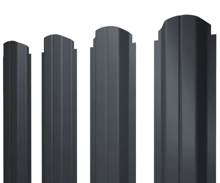 П-образный Полиэстер 0,45 RAL 7024 фигурный