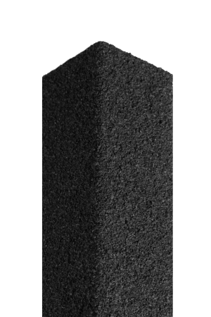 Уголок металлический наружный Hauberk (гранулят) черный