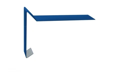 Планка ветровая для мягкой кровли Grand Line 100x20x70 0,4 Полиэстер цвет RAL 5005