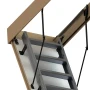 Чердачная люк-лестница Oman Алюминиевая складная 3-х секционная Alu Profi Lite в Туле фото