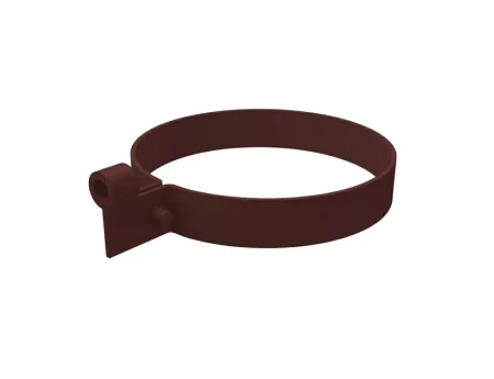 Хомут Lite трубы d-120 мм ПВХ Grand Line шоколадный RAL 8017