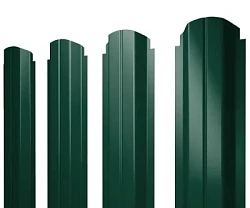 Штакетник Grand Line П-образный Полиэстер двухсторонний 0,45 фигурный Штакетник Grand Line П-образный Полиэстер двухсторонний 0,45 фигурный