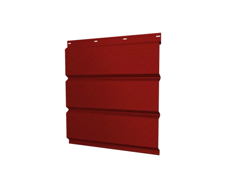 Металлический софит Grand Line Drap 0,5 с полной перфорацией Ral 3011