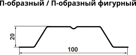Штакетник Grand Line П-образный Полиэстер 0,4 фигурный в Туле фото Штакетник Grand Line П-образный Полиэстер 0,4 фигурный в Туле фото