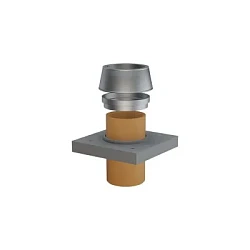 Верхние комплекты Schiedel Uni Верхний комплект  одноходовой без вентканала (под отделку 2 см)