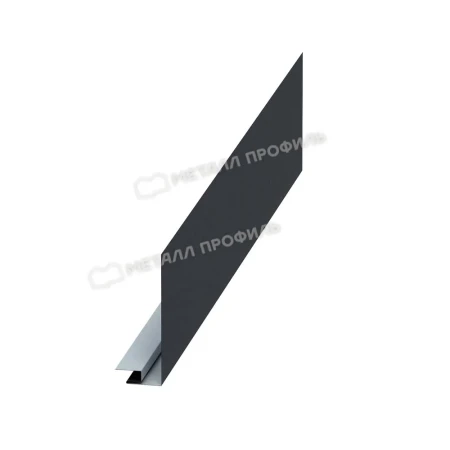 Планка карнизного свеса сложная Металл Профиль 250x50x2000 Viking E 0,5 цвет RAL 7024