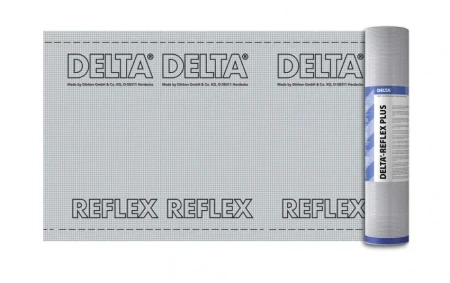 Пароизоляционная пленка с алюминиевым рефлексным слоем Delta Reflex (1.5x50 м)