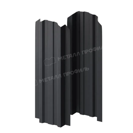 Прямоугольный Lane Viking двусторонний 0,45 RAL 7024 фигурный