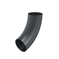 Колено трубы d-90 мм Аквасистем Премиум PU Matt 0,6 RAL 7024