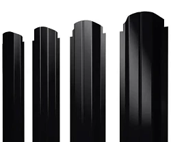 Штакетник Grand Line П-образный Drap 0,45 фигурный