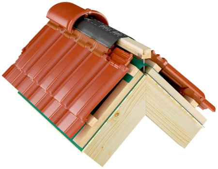 Коньковая вентиляционная лента Eurovent ROLL GEO в Туле фото