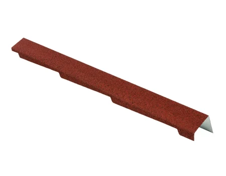 Планка торцевая правая для композитной черепицы Luxard цвет Бордо Планка торцевая правая для композитной черепицы Luxard цвет Бордо