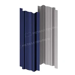 Штакетник Металл Профиль Прямоугольный Lane Purman 0,5 прямой