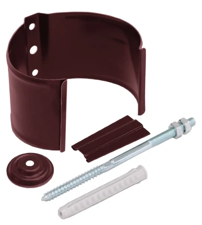 Кронштейн трубы на кирпич d-90 мм Grand Line Полиуретан 0,6 RAL 3005