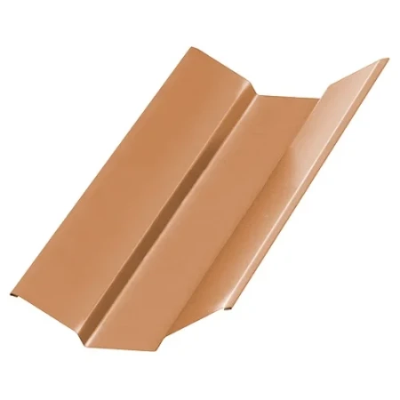 Планка ендовы верхняя Металл Профиль 76x76x2000 0,50 PURMAN цвет Argillite Медный металлик