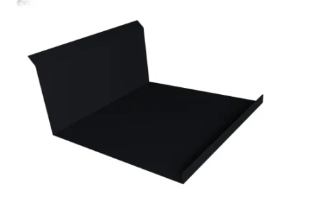 Планка примыкания нижняя Grand Line 20x122x260x15 0,5 PurPro Matt цвет Ral 9005 Планка примыкания нижняя Grand Line 20x122x260x15 0,5 PurPro Matt цвет Ral 9005