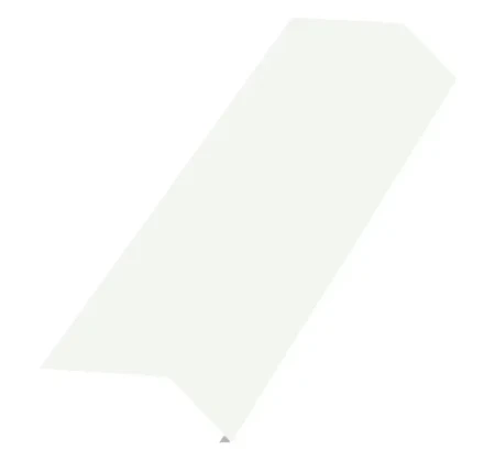 Планка карнизная Металл Профиль 100x69x2000 0,5 Norman цвет RAL 9003 Планка карнизная Металл Профиль 100x69x2000 0,5 Norman цвет RAL 9003