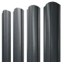 Штакетник Grand Line Полукруглый Slim Rooftop Matte (Стальной бархат) 0,5 фигурный в Туле фото