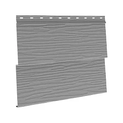 Металлосайдинг Аквасистем Скандинавская доска узкая двойная Rooftop Matte (Стальной бархат) 0,5 Zn180