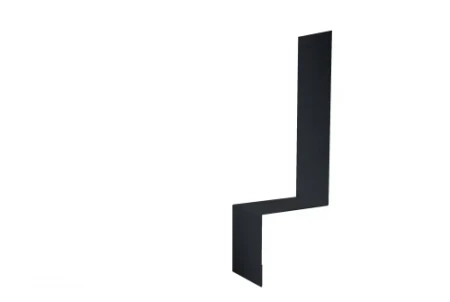 Планка примыкание боковое фальц Grand Line 0,45 Полиэстер цвет RAL 7024