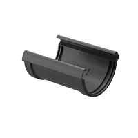 Соединитель желоба d-141 мм ПВХ Döcke Lux графит RAL 7024