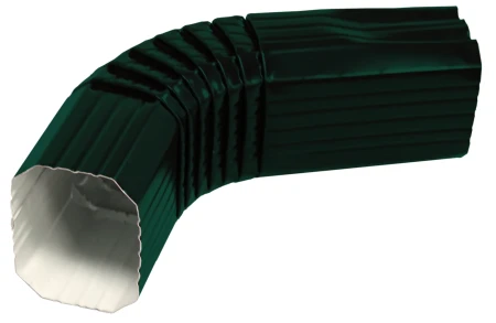 Колено трубы гофрированное Grand Line Vortex Полиэстер 0,45 RAL 6005