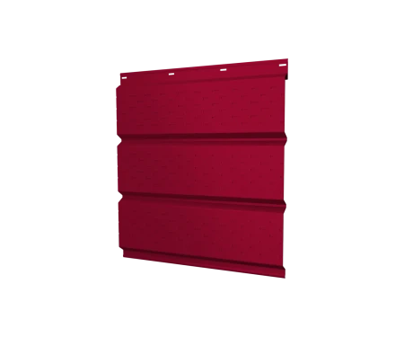 Металлический софит Grand Line Полиэстер 0,45 с полной перфорацией Ral 3003