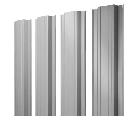 Прямоугольный Полиэстер 0,45 RAL 9006 прямой Прямоугольный Полиэстер 0,45 RAL 9006 прямой