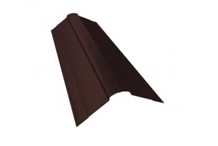 Планка конька фигурного Grand Line 100x100 0,5 Pural цвет RR 887