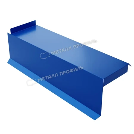 Планка сегментная торцевая левая Металл Профиль 400 мм 0,5 Norman цвет RAL 5005