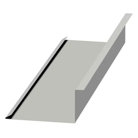 Планка примыкания нижняя Металл Профиль 250x122x2000 0,5 Norman цвет RAL 9002