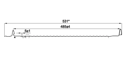 Кликфальц Металл Профиль Fastclick-B Valori 0,5 в Туле фото