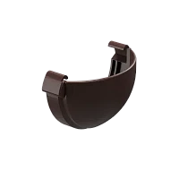 Заглушка желоба ПВХ Döcke Lux шоколад RAL 8019