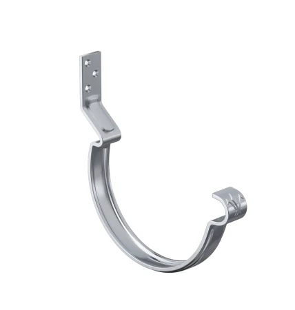 Крюк желоба d-125 мм усиленный короткий Aquasystem Premium 4,0 Оцинкованный