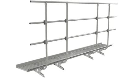 с ограждением для фальцевой кровли 3 м 