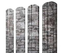 Штакетник Grand Line Twin Print Elite 0,45 фигурный