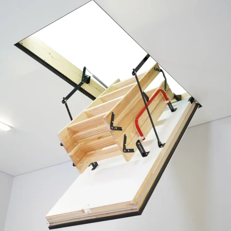 Чердачная люк-лестница Oman Складная 4-х секционная Polar Long в Туле фото