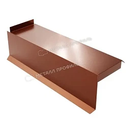 Планка сегментная торцевая левая Металл Профиль 350 мм Purman 0,5