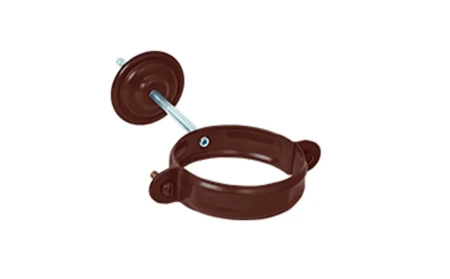 Хомут трубы d-100 мм с комплектом Aquasystem Premium Pural Matt 0,6 RAL 8017