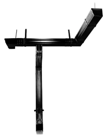 Крюк длинный полоса ГрандЛайн Vortex Matt Полиэстер Matt 0,45 RAL 9005 (черный)